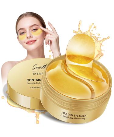 60 patchs Masque Yeux Masque Visage Collagene Hydratant pour Les Yeux Anti Rides Anti Poche pour Femmes et Homme soulager la fatigue et Ridules Soins Des Yeux