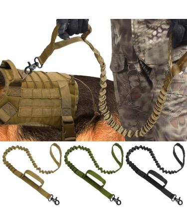 Yungye Nylon Bungee Dog Leash for Medium-Sized Dogs - Military Pet Lead Belt (99cm Black) - Ideal for German Shepherds - Buy Online on GoSupps.com