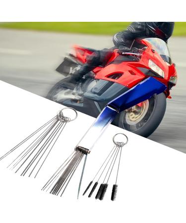 Carburetor Carbon Dirt Jet Cleaner Tool Kit 10125 Cleaning Wires Needles with Brushes Set of 3 Cleaning Brushes for Welder Carb Chainsaw Spray Guns Torch Tips Firing Stove Burner Holes - Buy Online on GoSupps.com