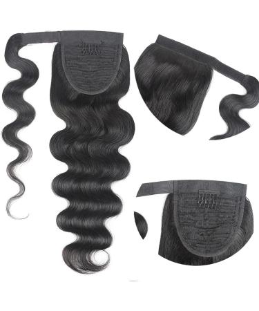 Ponytail Extensions 10-24 Inch Human Hair Ponytail Hair Extension Clip in Remy Hair Ponytail for Black Woman Wrap Around Long Wavy Curly Ponytail Hairpieces for Women(Size:18inch 100g) - Buy Online on GoSupps.com