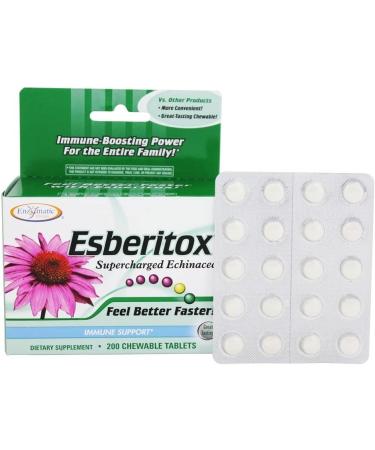 Nature's Way Esberitox Echinacea 200 Chewable Tablets - Immune Support - Buy Online on GoSupps.com