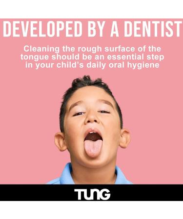 Peak Essentials Original Kids Tung Brushes - Pack of 2 | International Shipping Available - Buy Online on GoSupps.com