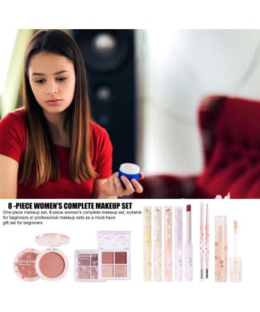  EXBERT 8 in 1 Makeup Kit Blusher Palette Blusher Blusher Easy Travel Shimmer Eyeshadow Girls Beauty Products for Dating Travel Home Exbert - Buy Online on GoSupps.com