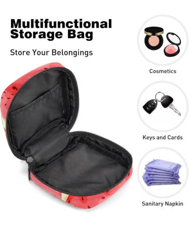 Women's Bonds Storage Pockets Stillpad Watermelon Portable Period Kit Bag | Feminine Product Organizer for Girls - Buy Online on GoSupps.com