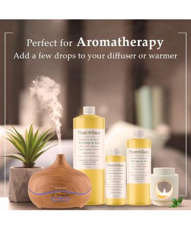 Wild Sage & Aloe Fragrance Oil 8 fl. oz | Best Scented Oil for DIY Soap Candles Bath Bombs & Aromatherapy - Buy Online on GoSupps.com