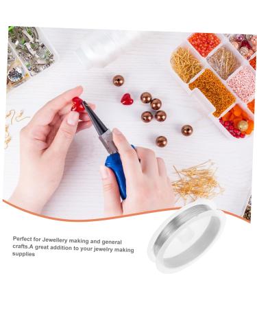 Healeved Manicure Supplies Nail Art Decoration Copper Wire Copper Wire for Jewelry Making Copper Beading Wire Diy Jewelry Wire Beading Wire for Jewelry Nail Art Decoration Line Gold Thread Silver medium - Buy Online on GoSupps.com