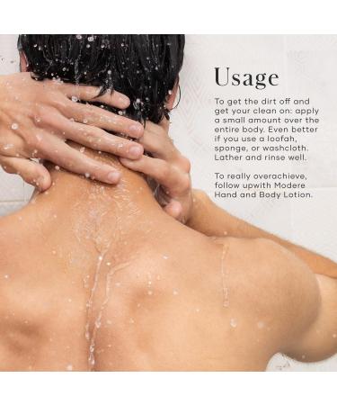 Modere Shower Gel - Soothing Bubble Bath with Botanical Extracts Supporting Comfort Gentle Cleansing and Soft Skin - 350 mL - Buy Online on GoSupps.com