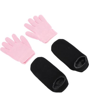 Moisturizing Gel Spa Gloves & Socks Set for Dry Cracked Hands & Feet Essential Oil Gel Socks Gloves Gift Premium Cotton Material Wear Regularly - Buy Online on GoSupps.com