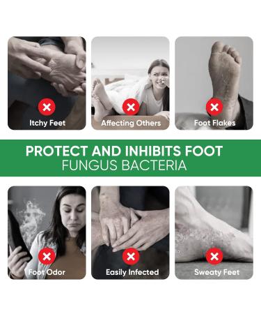 Natural Anti-Fungal Foot Spray for Athlete's Foot Treatment - Relieves Itching, Peeling, and Blisters with Organic Ingredients - Tinea Pedis Relief - Buy Online on GoSupps.com