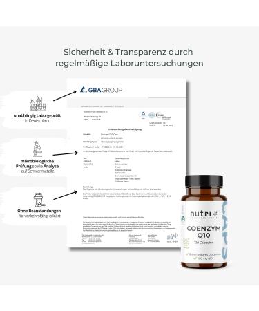 nutri+ Coezym Q10 Ubiquinone in capsules - Buy Online on GoSupps.com