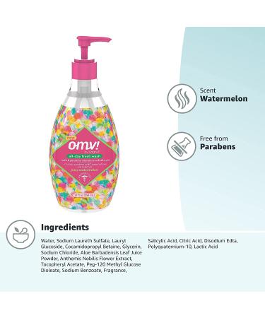 Vagisil OMV All-Day Fresh Intimate Feminine Wash - Berry Bliss Scent Watermelon | Gynecologist Tested | 12 Fl Oz - Buy Online on GoSupps.com