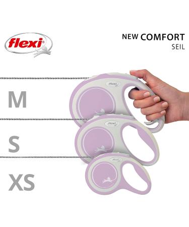 Flexi Dog Leash - Extendable with Soft Handle | 5m 8-20 kg | Rose | International Shipping - Buy Online on GoSupps.com