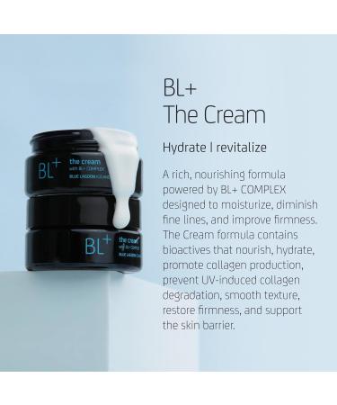 Blue Lagoon - BL+ The Cream Whipped Facial Moisturizer | Sustainable Bioactive Luxury Skincare (Mini 0.5 oz | 15 ml) - Buy Online on GoSupps.com