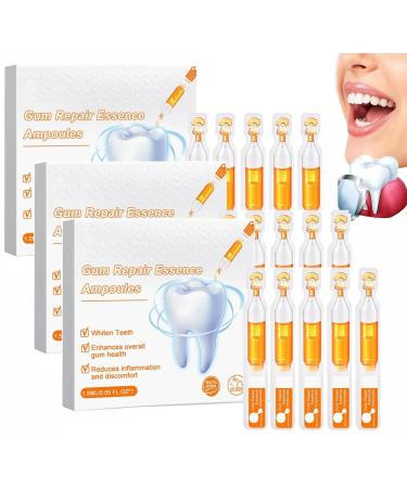 Gum Repair Treatment Ampoules | Gum Repair Essence Ampoules | Gum Repair Essence Ampoules Teeth Whitening Serum Ampoule Toothpaste Teeth Repair Protect Gums (3Box)