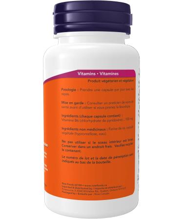 Now Foods B-6 100mg 100cap - Buy Online on GoSupps.com