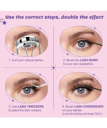 Crislashes Eyelash Extensions Kit - 144PCS D Curl Mix 8-16mm with Glue Remover & Applicator Perfect for Beginners | 1 Pack 5PCs - Buy Online on GoSupps.com