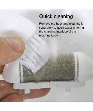 Electric Foot File - Portable Waterproof USB Foot Care with 3 Grinding Heads for Hard Cracked and Dry Skin - Ideal for Pumice Treatment - Buy Online on GoSupps.com
