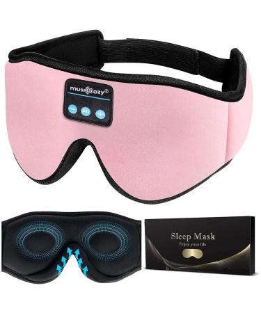 Musicozy Sleep Headphones 3D Bluetooth Headband - Pack of 2 | Wireless Sleeping Eye Mask Earbuds for Side Sleepers, Air Travel & Meditation | Ultra Soft Speakers, Washable Design - Buy Online on GoSupps.com