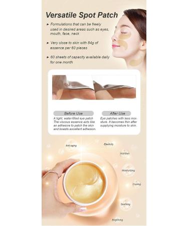 Purderm Gold Energy Hydro Gel Eye Patches (60 Sheets) - Rejuvenate and Revitalize Your Eyes with Gold Infused Hydrogel Patches - Buy Online on GoSupps.com