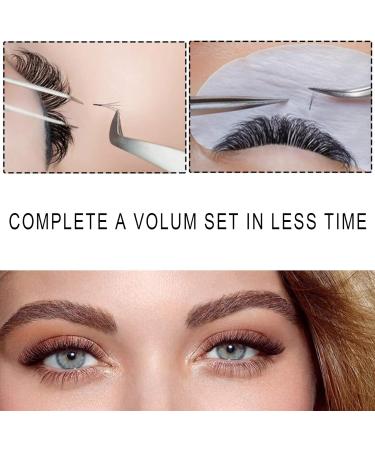 Easy Fan Lashes C-0.07-15-20Mix | Self Fanning Russian Eyelash Extensions | C CC D DD curl | 8-20mm Flowering Blooming Volume | Lash Extension - Buy Online on GoSupps.com