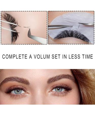 Self-Fan Eyelids .05 .07 - Easy Fan Lashes for Volume CC DD Curl Eyelash Extensions | 8-15 Mix Black (DD-0.07) - Buy Online on GoSupps.com
