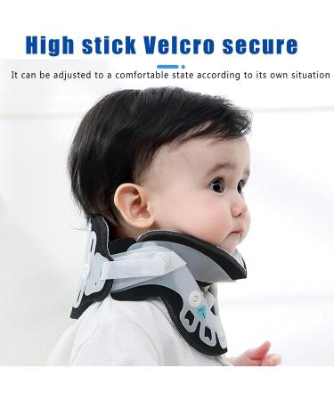 Kids Neck Brace with Occipital Support Breathable Open Design Five-Point Partial Pressure Structure and Adjustable Elasticity Children's Cervical Collar(Size:Large) - Buy Online on GoSupps.com