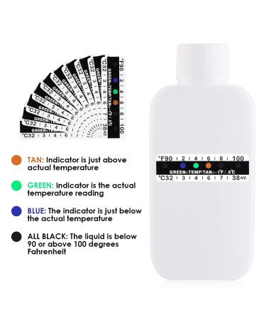 12 Pcs Urine Test Complete Kit with 10 Temperature Test Strips - Portable Travel Bottle Strip for Testing, Includes 2 Empty Urine Bottles - Buy Online on GoSupps.com