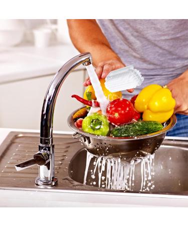 2-Piece Double-Sided Nail Brush Set | Transparent Hand Brushes for Men & Women | Ideal for Bath Sink & Workshop - Buy Online on GoSupps.com