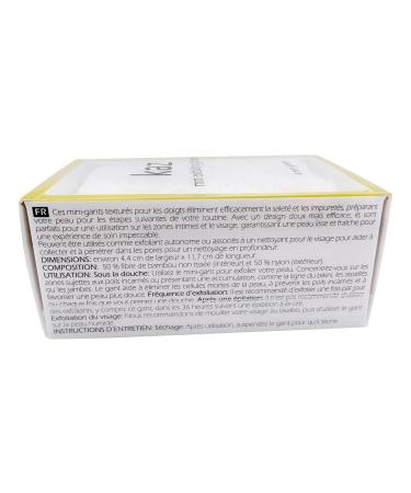 Kaz Exfoliating Mini Glove 4 pack - Buy Online on GoSupps.com