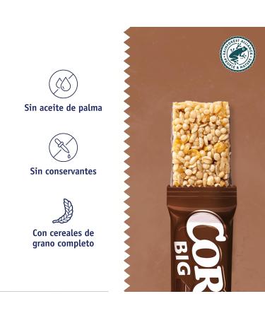  Corny Corny Big Bar No Sugar Added Chocolate Flavour Larger Classic Intense Flavour Crispy Texture Pack of 24 x 50g - Buy Online on GoSupps.com