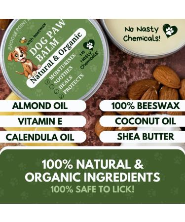 Dog Paw & Nose Balm 60ml - All Season Protection with Organic Beeswax & Coconut Oil - Buy Online on GoSupps.com