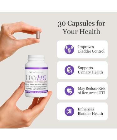 OxyNaturals OxyFlo Bladder Control Supplement for Women & Men (90 Count (Pack of 3)) - Buy Online on GoSupps.com