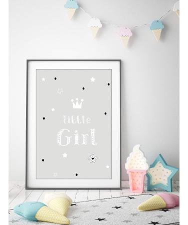 ArtPin Children's Room Poster Set - Decorative Girls Baby Room Wall Art (Set of 3 A4 Pictures) - Buy Online on GoSupps.com