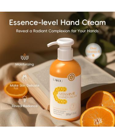 Vitamin C Hand Cream Moisturizing Lotion for Younger Hands - Rich Velvety & Protects Skin Nourishing Hydrating Exfoliating Film for Hands Body Moisturizer & - Buy Online on GoSupps.com