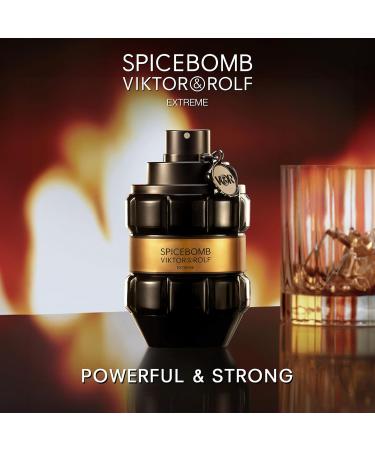 Viktor&Rolf - Spicebomb Eau de Toilette Extreme Mens Cologne Gift Set - Woody & Spicy - Cologne for Men - With Notes of Citrus & Tobacco - 3 Fl Oz & 0.33 Fl Oz - Buy Online on GoSupps.com