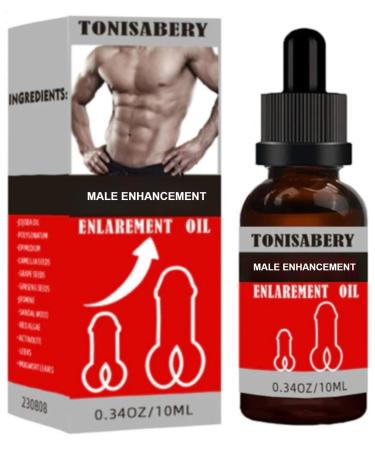TONISABERY Natural Body Enhancement Oil for Men 0.34 Oz/10ml Male Massage Gel for Extra Men's Strength Natural Original Cream