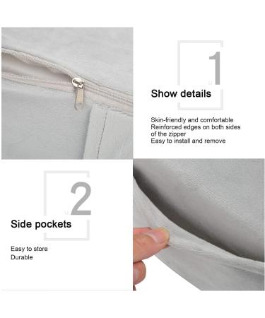 Nail Art Hand Pillow Eyelashes Extension Pillow Beauty Salon Eyelash Grafting U Shaped Pillow (Silver Gray Flocking) - Buy Online on GoSupps.com