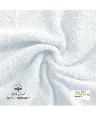 Class Home Collection 100% Cotton Terry Towels - Pack of 4 50x100 cm White | Luxury Bath Towels for International Shipping - Buy Online on GoSupps.com