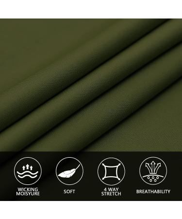 Soneven Women's Collared V Neck Long Sleeve Polo Shirt | Moisture Wicking Golf T-Shirt | Slim Fit for Casual Work | X-Large Green - Buy Online on GoSupps.com
