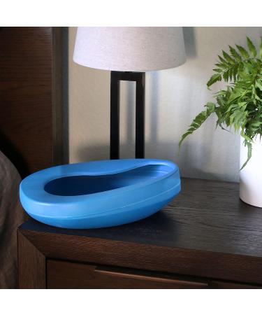 DMI Bariatric Bedpan - No Spill/Splash Design, FSA/HSA Eligible, Blue - Buy Online on GoSupps.com