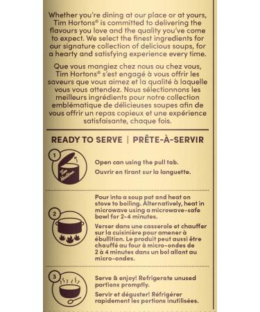 Tim Hortons Potato Bacon Soup Ready-to-Serve 540mL Can - Buy Online on GoSupps.com