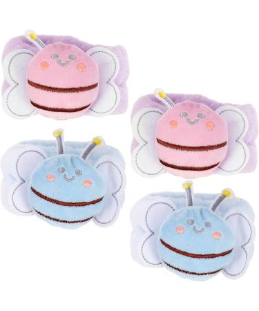 minkissy Car Diffuser 16 Pcs Face Wash Wristband Wrist Cuffs Bee Suit Comfortable Wristbands Shower Wristbands Elastic Hair Bands Towel Wristbands for Washing Face Flannel Armband Portable - Buy Online on GoSupps.com