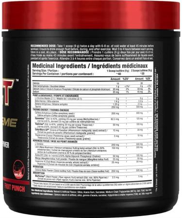 ALLMAX Nutrition - Impact Igniter Xtreme Pre Workout Powder - with Citrulline Malate Beta - Alanine Caffeine Taurine and Betaine anhydrous - Fruit Punch - 360g Fruit Punch 360 g (Pack of 1) - Buy Online on GoSupps.com