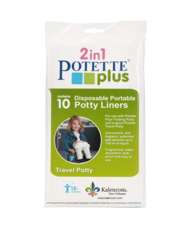 Kalencom Potette Plus On The Go Potty Liner Re-Fills 10-Pack