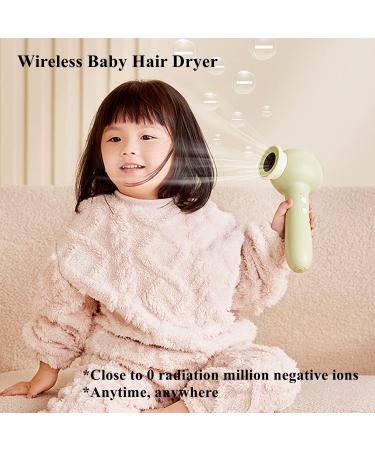 USB Rechargeable Wireless Hair Dryer Cordless Hair Dryer w/3 Modes Hot & Cold Air & 5000mAh Lithium Battery Low Noise Travel Blow Dryer - Buy Online on GoSupps.com