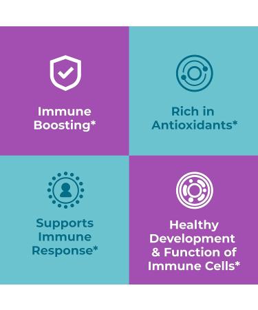 Hyland's Organic Sambucus Elderberry Gummies with Zinc and Vitamin C - Immune Support Supplement for Adults - 2 Bottles of 60 Count - Naturals Adult Elderberry - Buy Online on GoSupps.com