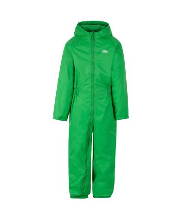 Trespass Kids' Waterproof Drip Drop Outdoor Rain Suit 18-24 Months Scallion Green