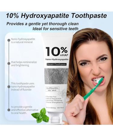 Nanohydroxyapatite toothpaste new improved formula strengthens enamel fluoridefree toothpaste mild for sensitive teeth 120 g 1 - Buy Online on GoSupps.com
