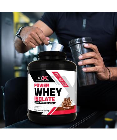BioX Power Whey Isolate | 100% Ultra-Pure Whey Isolate Protein Powder | 30g Protein Per Serving Sugar Free Low Lactose & Low Carb Protein Powder | 65 Servings 5LB (Chocolate Caramel Fudge) Chocolate Caramel Fudge 65 Servings (Pack of 1) - Buy Online on GoSupps.com