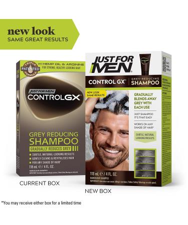 Just for Men Control GX Grey Reducing Shampoo for Blonde & Medium Brown Hair - Buy Online on GoSupps.com